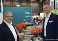 Richard van de Waart and Paul van Leeuwen, Martin Stolze. Six months ago they launched the new potting machine Stolze 3030 pro. Meanwhile, 7 of them have already been sold. Paul: "The big advantage of this machine is mainly the speed, longer life span and it is a very quiet machine."